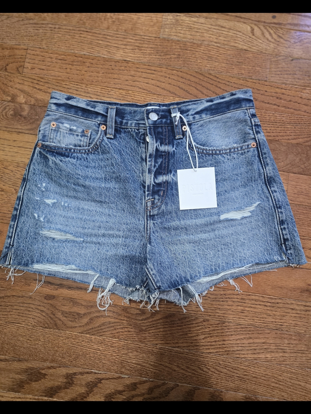 pistola Women's Distressed Jean Shorts